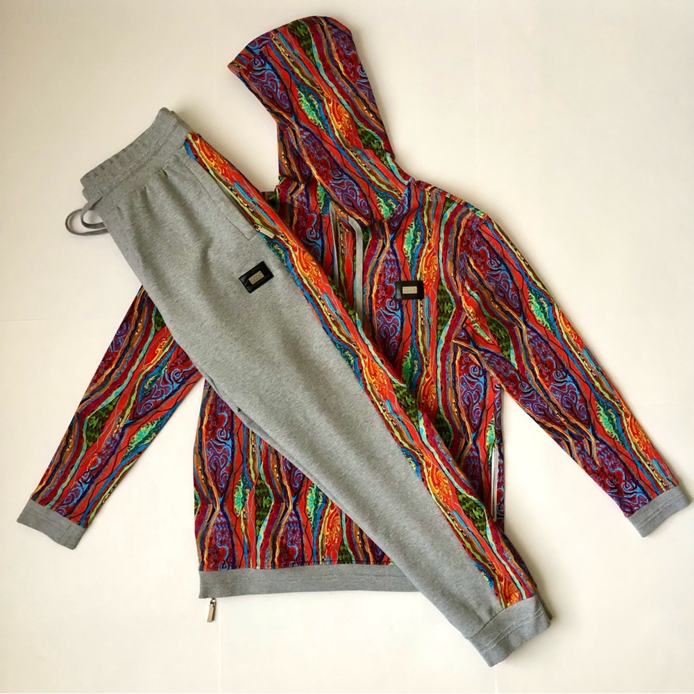 COOGI Australia Limited Edition Sunset Fleece Hoodie & Joggers Set - Men’s Large